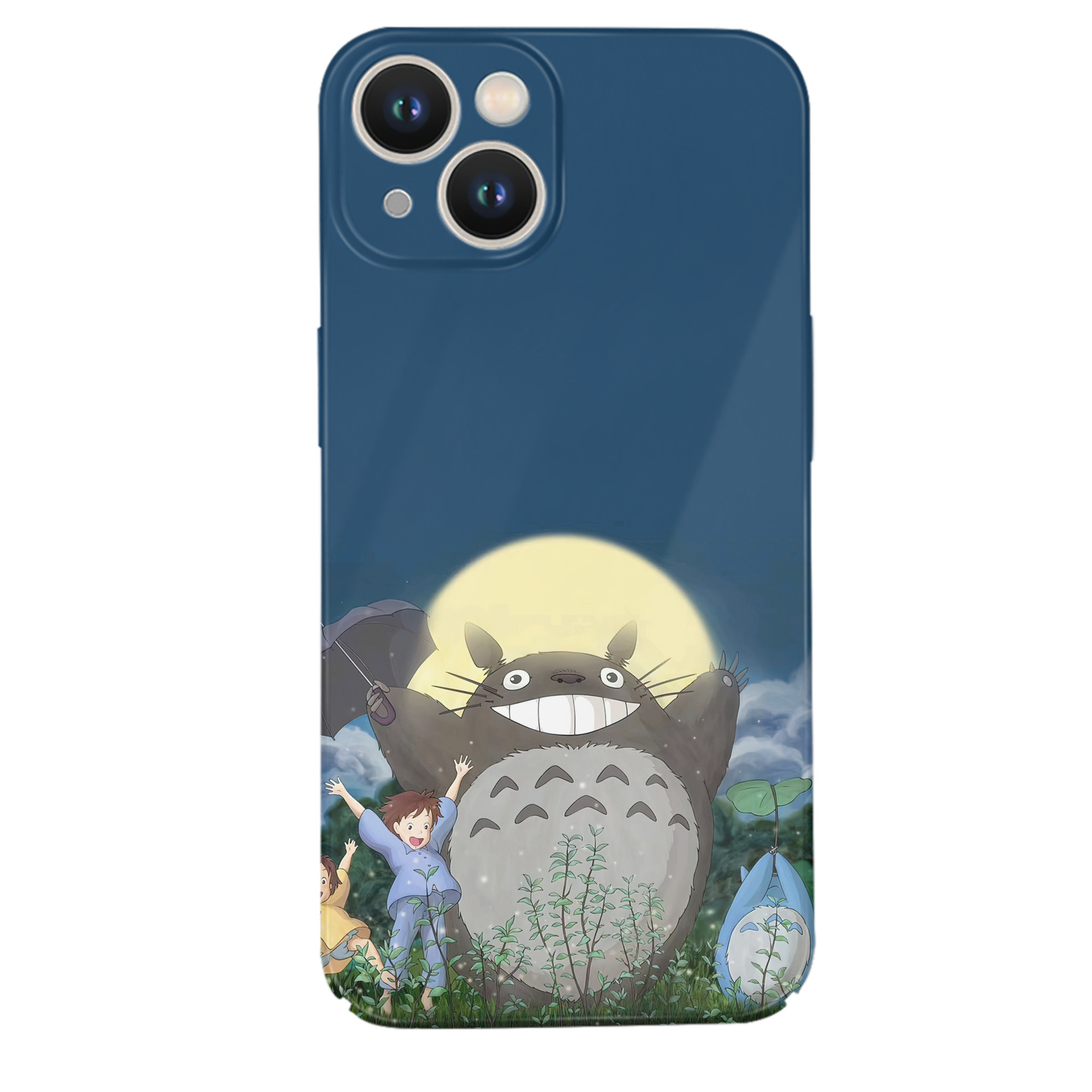 （画像用） となりのトトロ 草壁メイ 草壁サツキ My Neighbor Totoro Satsuki Kusakabe Mei Kusakabe 【iPhone 14シリーズ対応】ハードケース